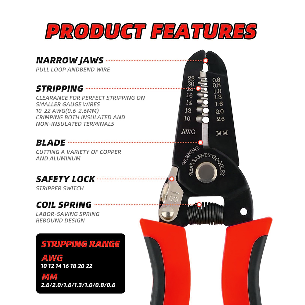 Кусачки для проводов, инструме – обзор и цена Automatic Wire Stripper Cutter