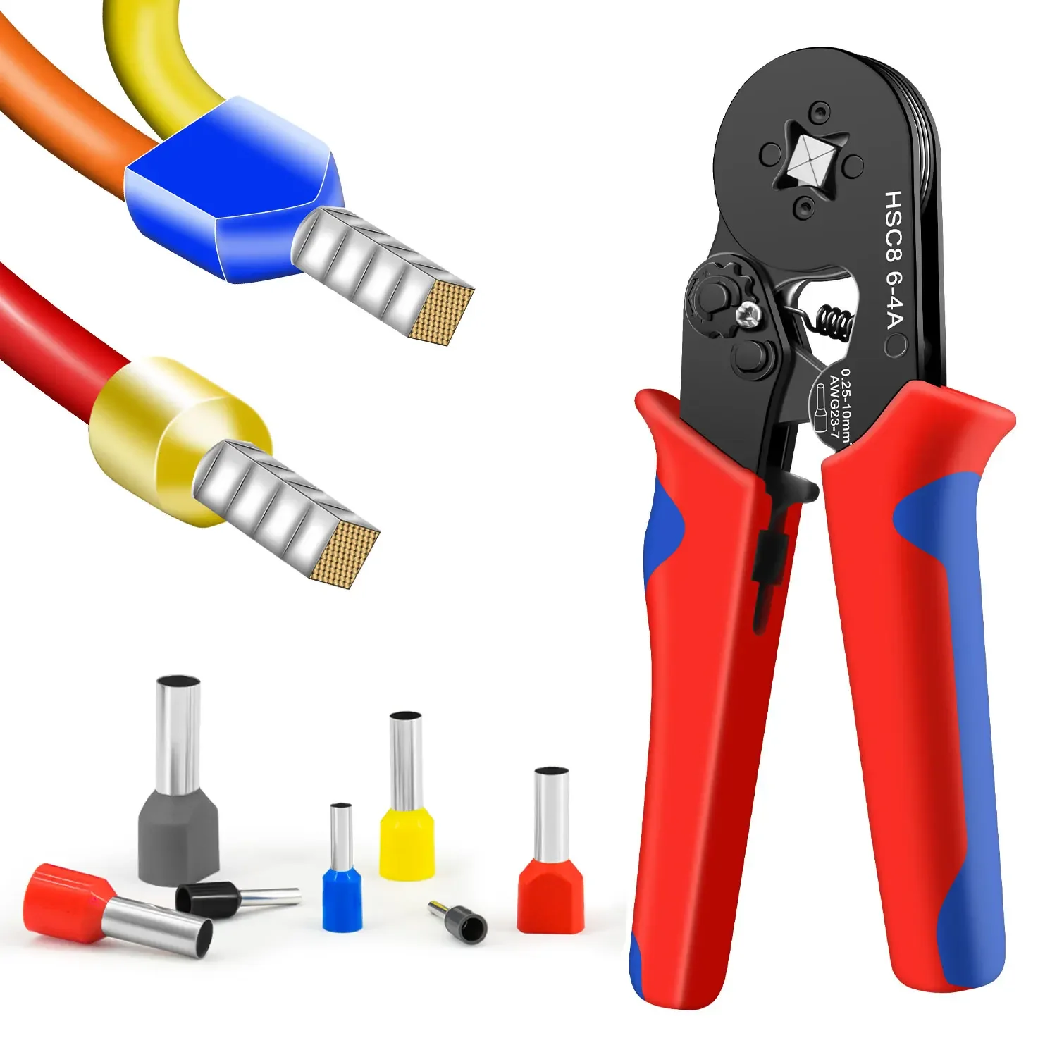 HSC8 6-4A Обжимной инструмент  – обзор и цена Automatic Wire Stripper Cutter
