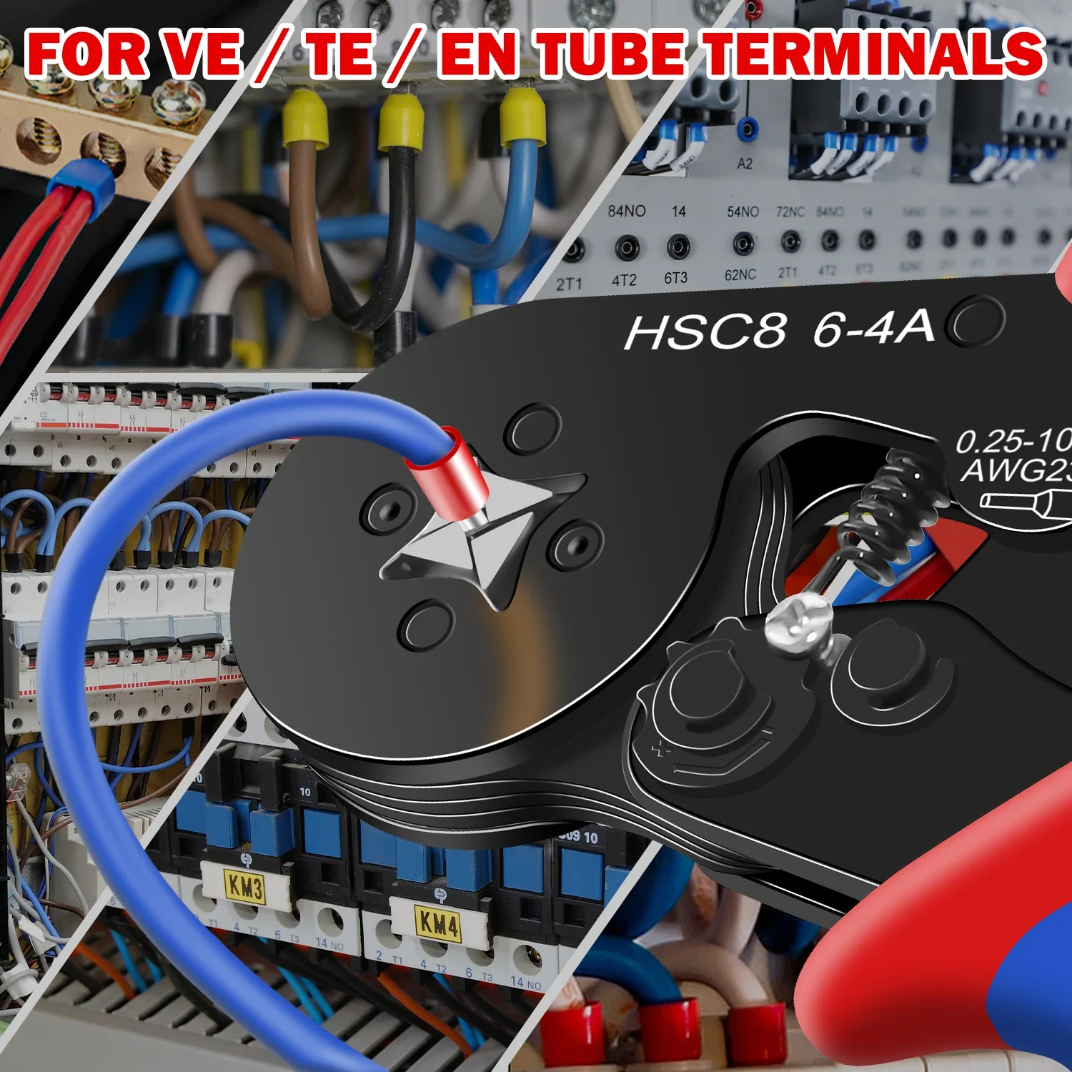 HSC8 6-4A Обжимной инструмент  – обзор и цена Automatic Wire Stripper Cutter