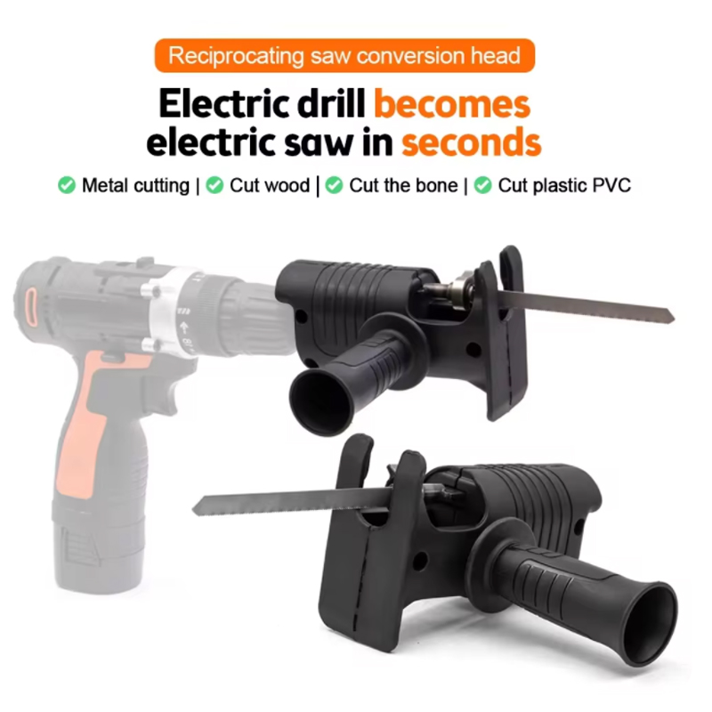 Портативная насадка-модификато – обзор и цена Reciprocating Saw Attachment Drill