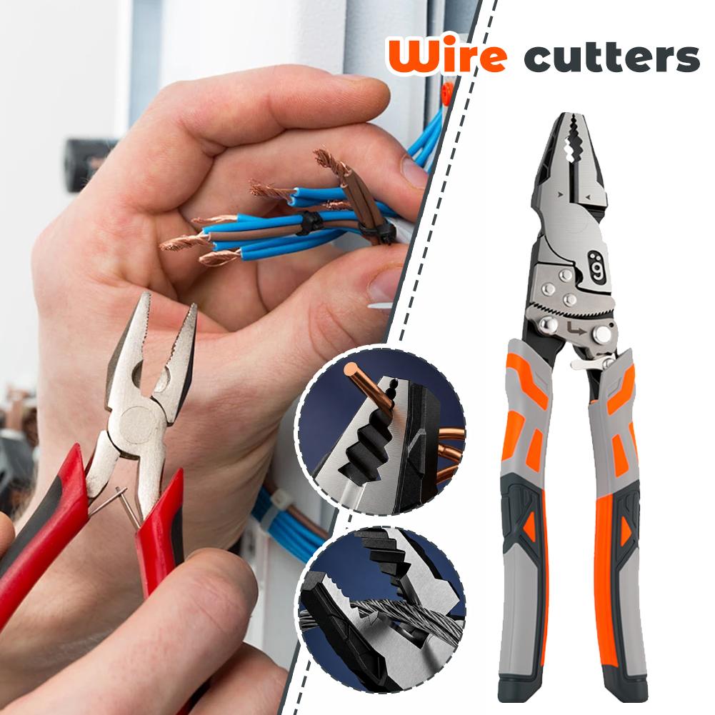 9-дюймовые плоскогубцы с храпо – обзор и цена Automatic Wire Stripper Cutter