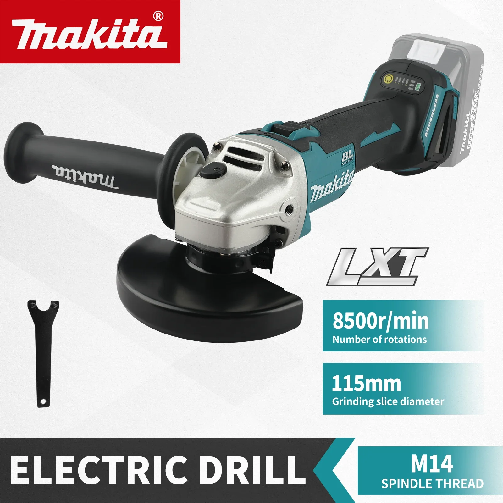 Бесщеточная литиевая угловая ш – обзор и цена Brushless Angle Grinder Battery Powered